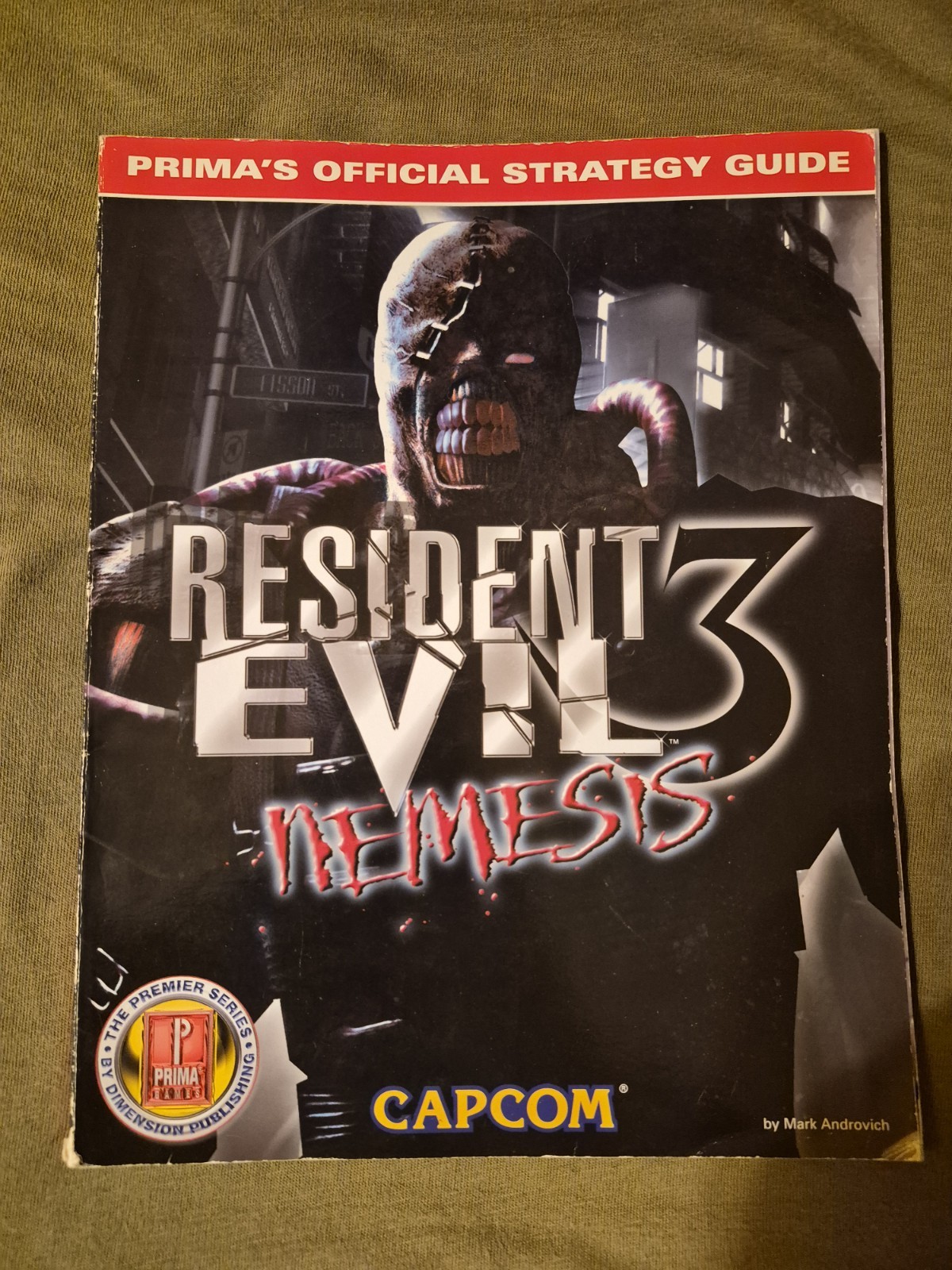 Resident Evil 3 Nemesis PS1 Playstation 1 Strategy Guide