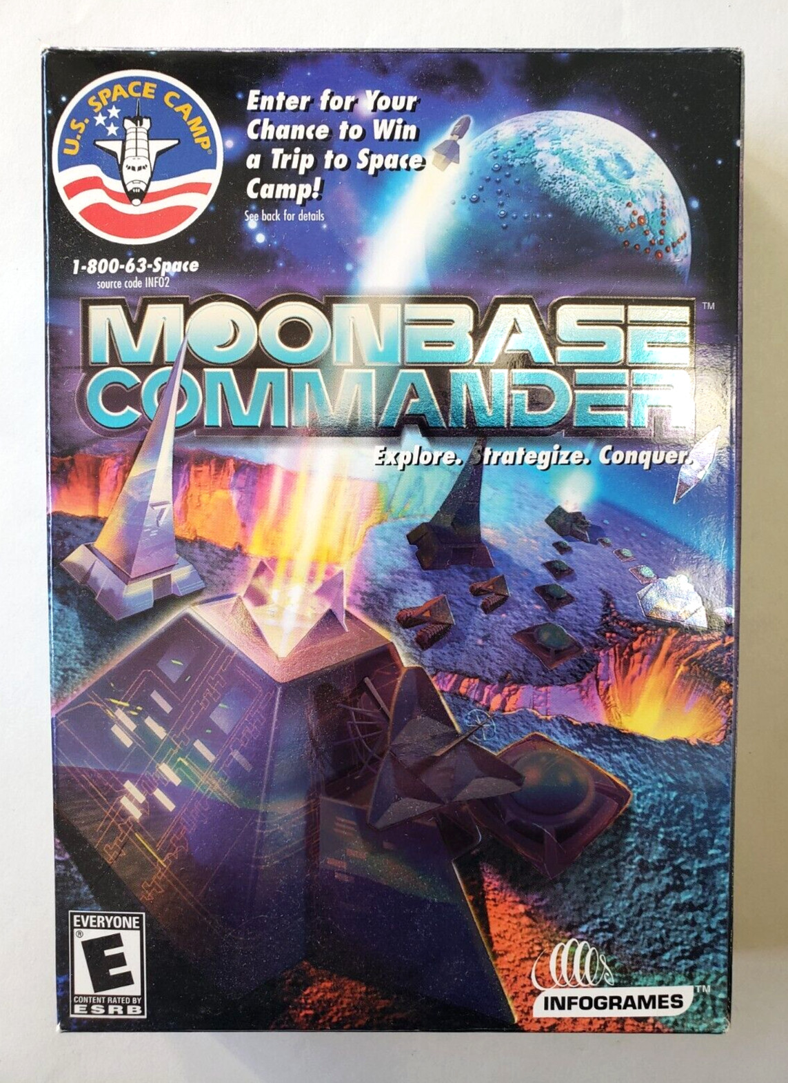 MoonBase Commander (PC CD) New US Retail Store Boxed Edition Sealed