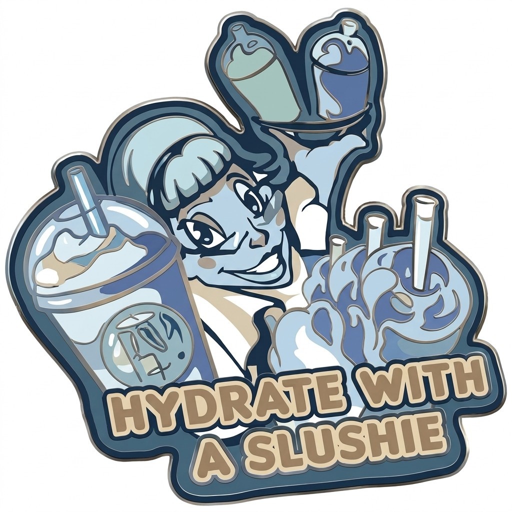 Neopets - Hydrate With a Slushie Badge