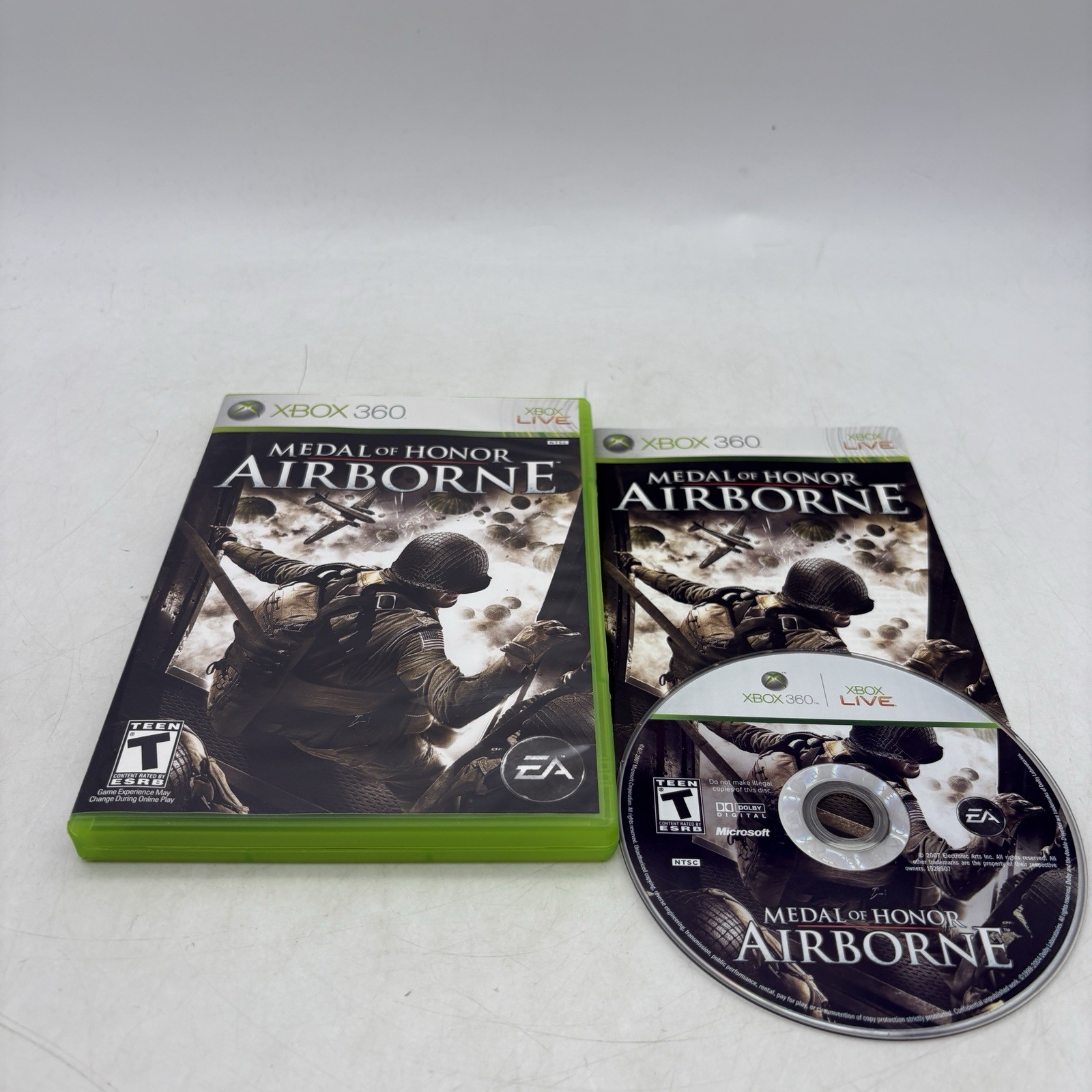 Medal of Honor Airborne Xbox 360 Complete w/ Manual CIB Tested