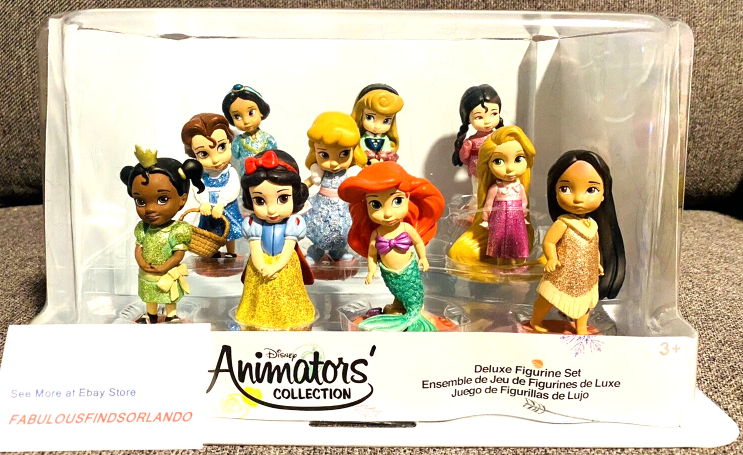 Disney Parks Animators Littles Princess Figures Princess Playset Toy Set NEW