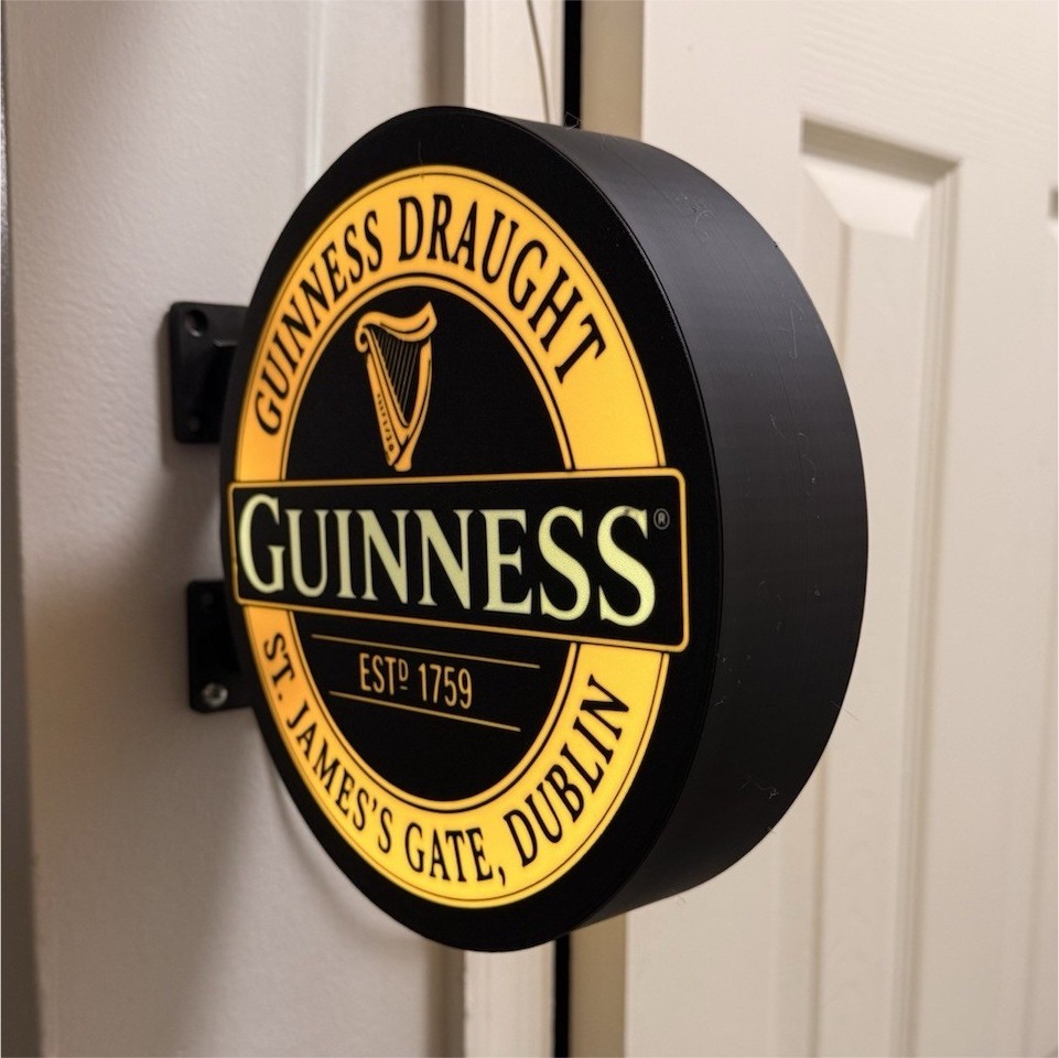 Guinness LED Lighted Wall Sign