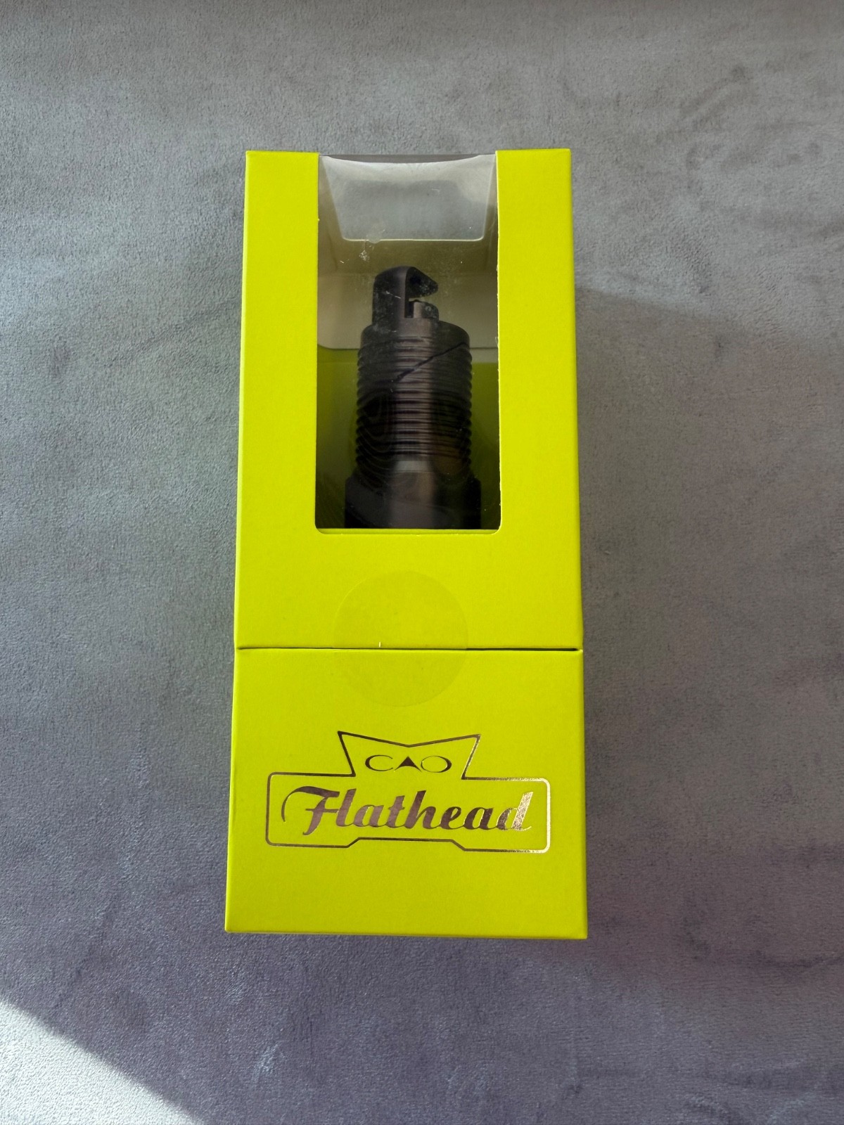 CAO Flathead Metal Spark Plug Torch Lighter, w/Punch Cutter Heavy Duty Flame NIB
