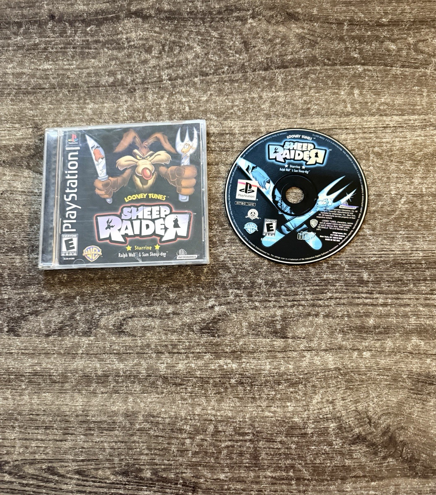 Looney Tunes: Sheep Raider (Sony PlayStation 1, 2001) COMPLETE Tested & Working