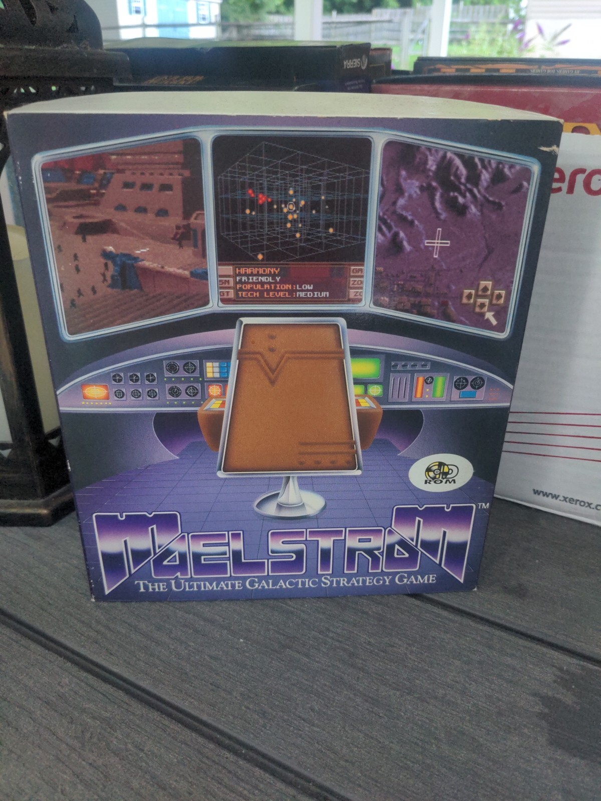Maelstrom The Ultimate Galactic Strategy Game CD-ROM 1993 Merit Software Big Box