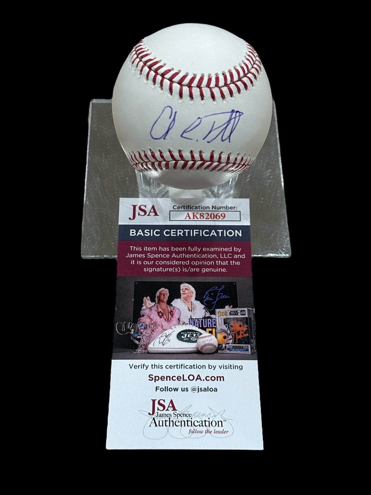 General Colin Powell Secretary of State Army Signed Autograph OMLB Baseball JSA