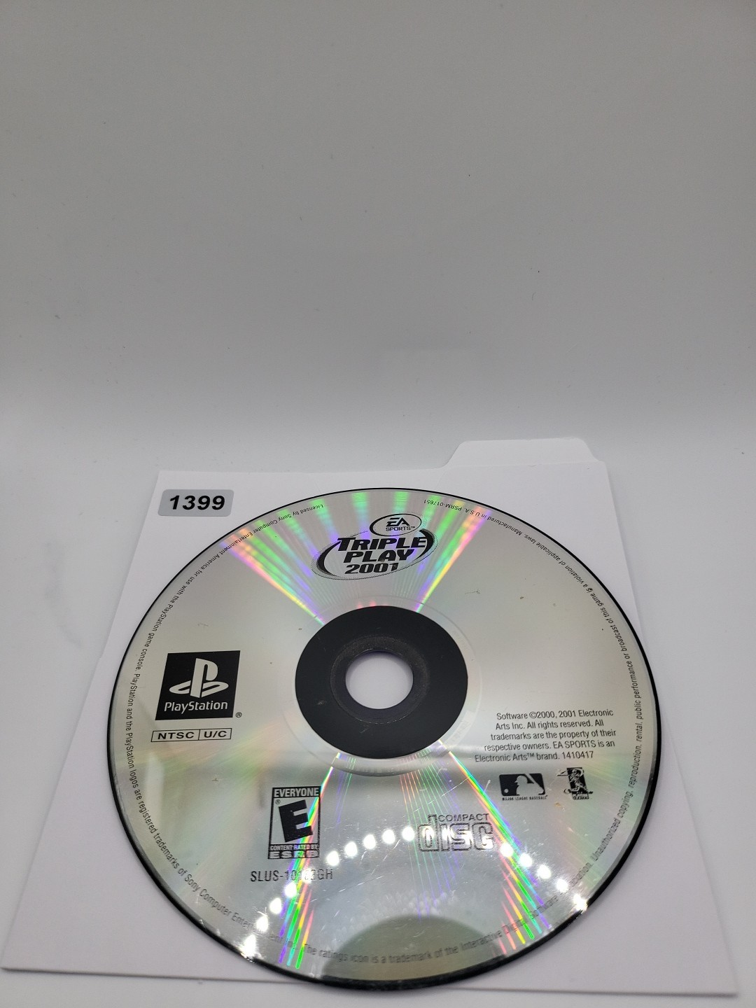 Triple Play 2001 (Sony PlayStation 1, 2000) DISC ONLY NO USPS TRACKING