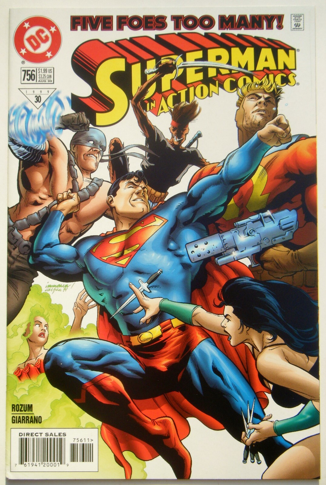 Action Comics #756 (Aug. 99') VF (8.0) vs Doomslayers/ Diode App./ Giarrano Art