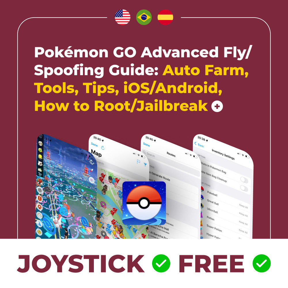 Poke GO: How to Fly, Auto-Farm, Spoof, Tools, Root and Tips – Android/iOS/PC/