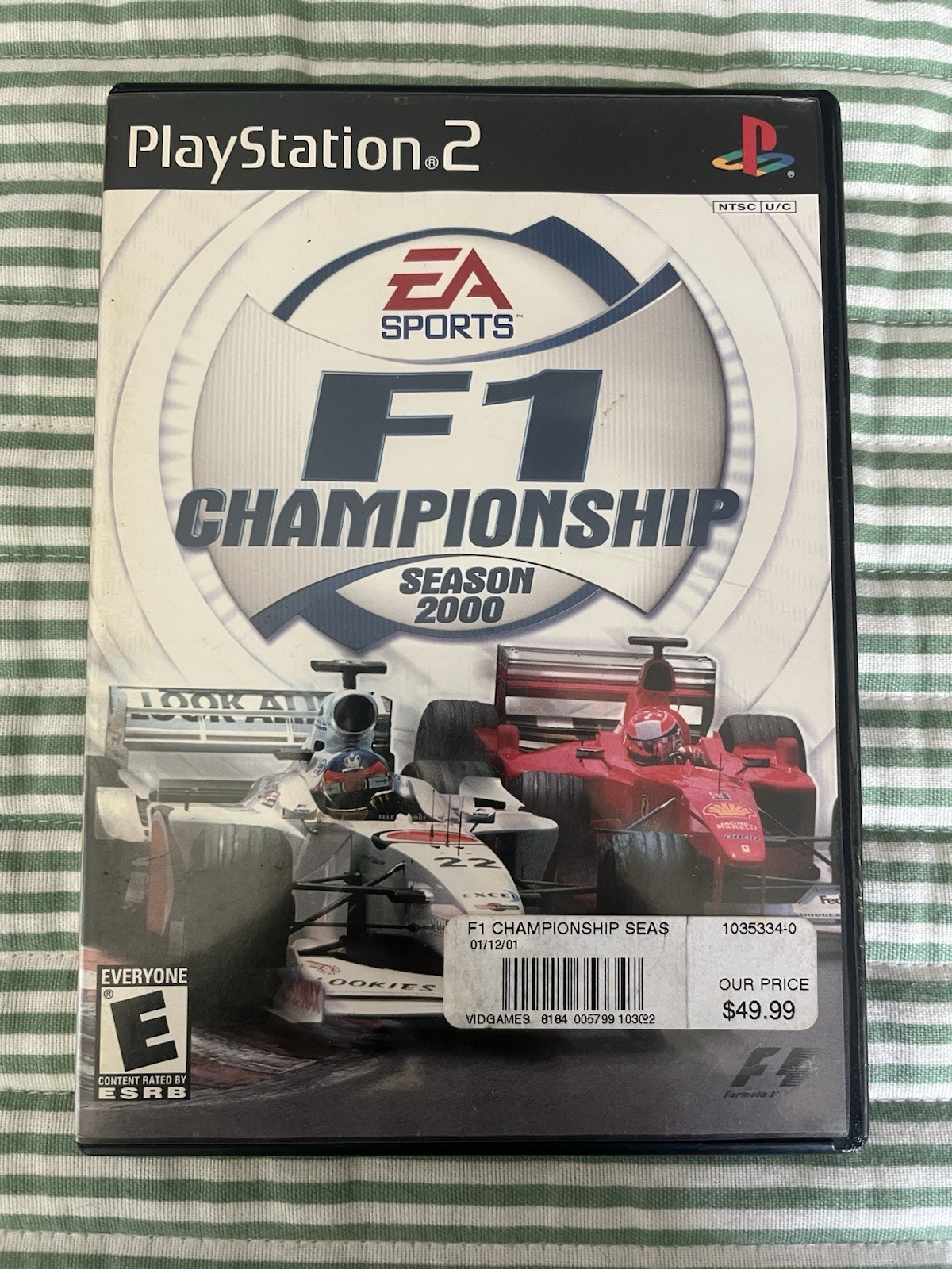 F1 Championship Season 2000 PS2 CIB W/ Manual - PlayStation 2