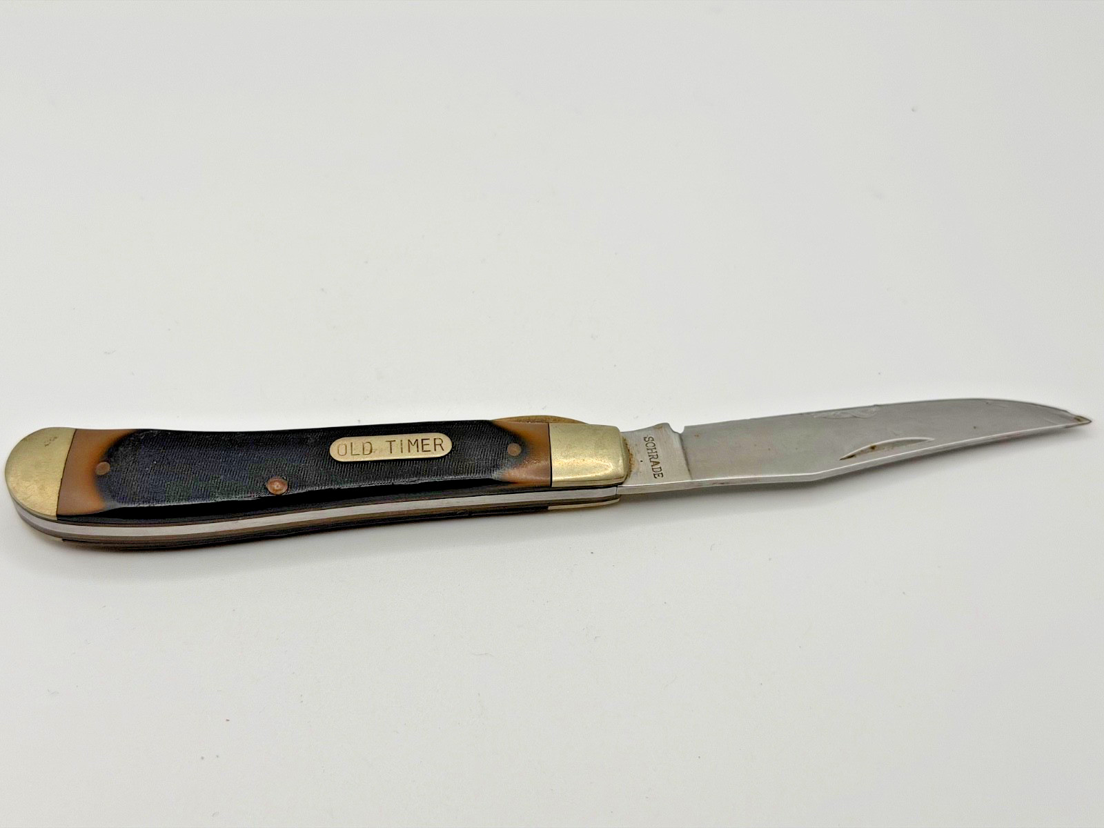 VINTAGE SCHRADE OLD TIMER 1940T SINGLE BLADE FOLDING POCKET KNIFE
