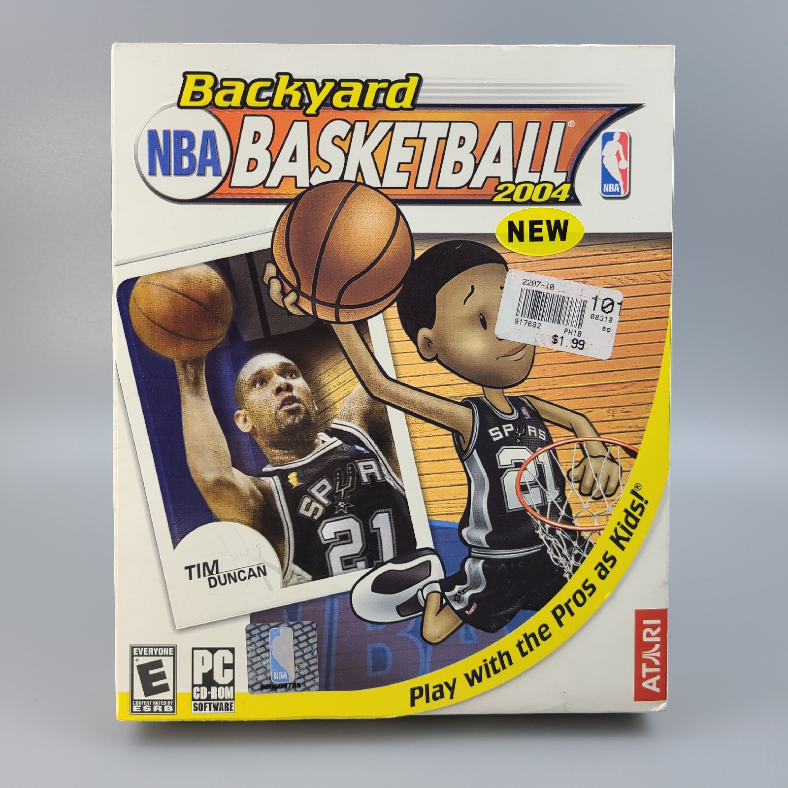 Backyard Basketball 2004 (PC, 2003) Brand New Factory Sealed BIG BOX - NBA Pros