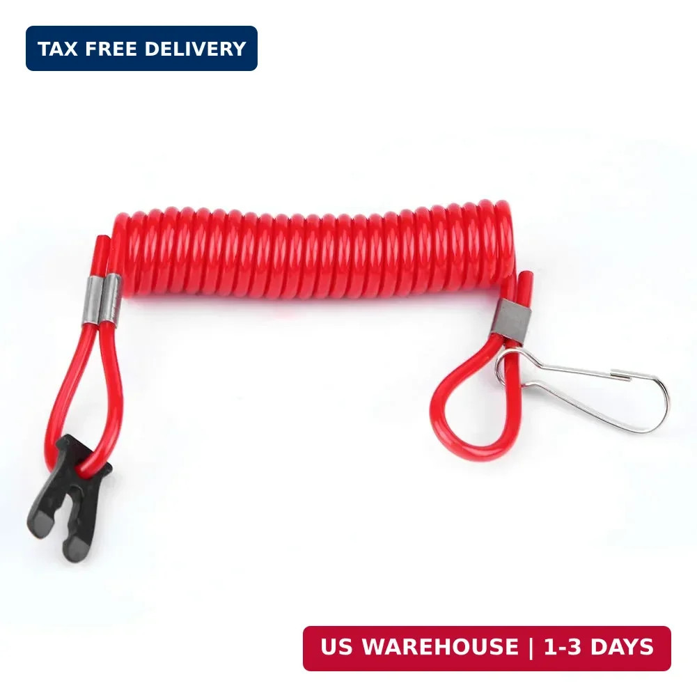 Kill Switch Lanyard for Suzuki Safety Kill Stop Switch, Boat Engine Safety Kill