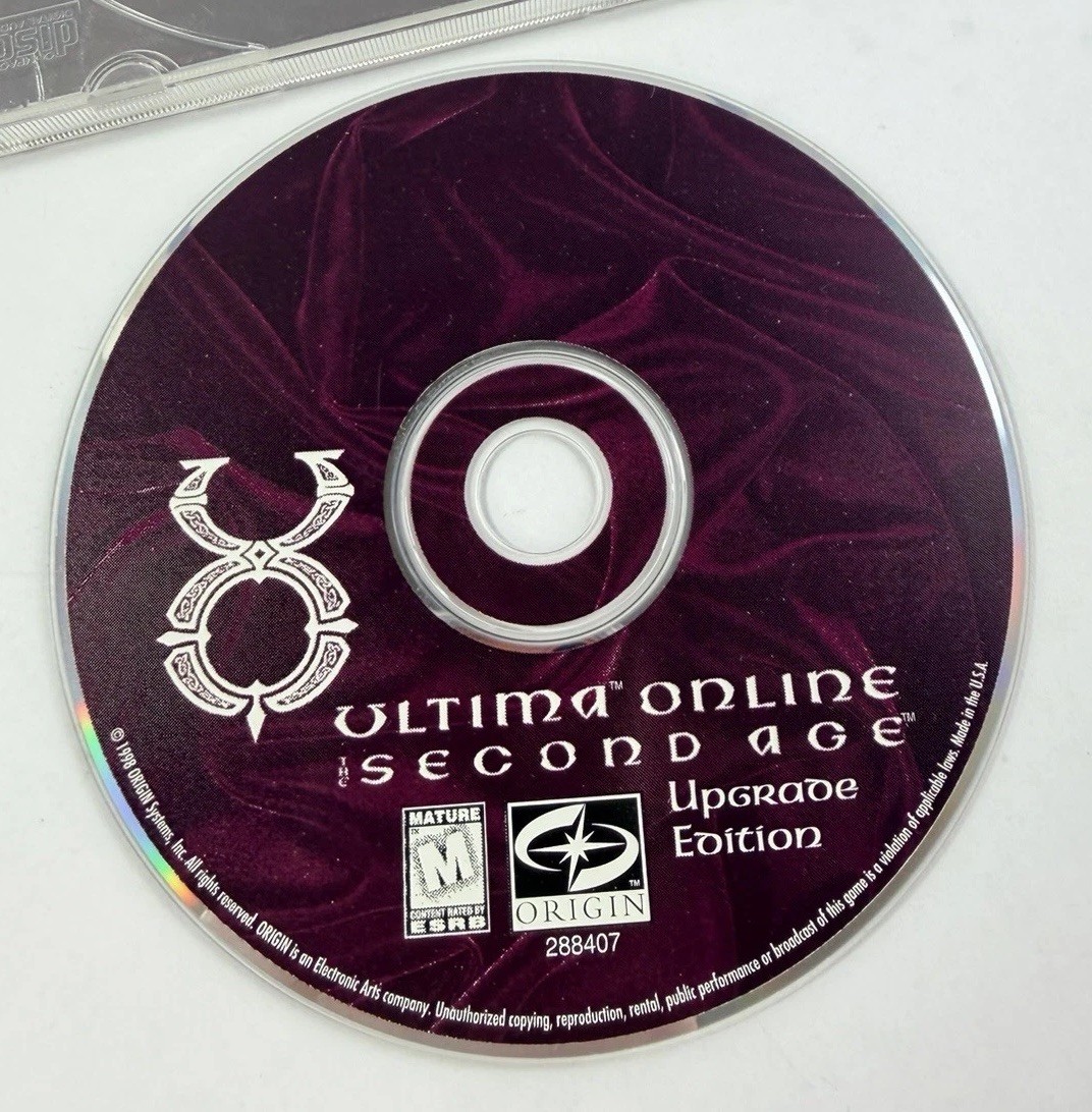 Ultima Online The Second Age Upgrade Edition PC CD-ROM Game Case Disc