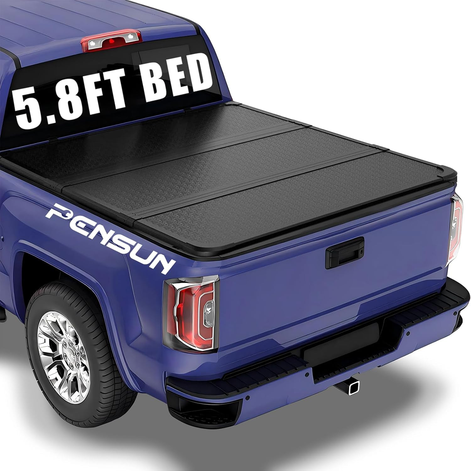 3-Fold Hard Truck Bed Tonneau Cover Fit for 2019-2026 Chevy Silverado/Gmc Sierra
