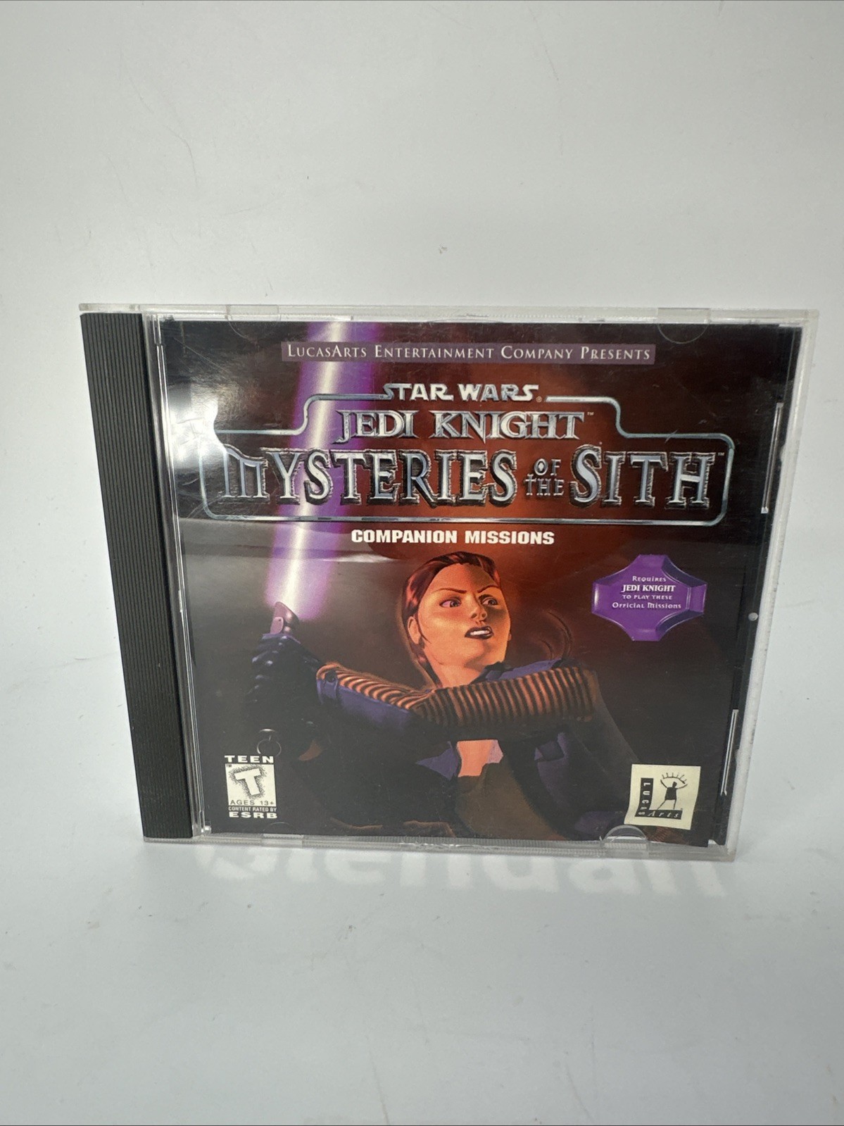 Star Wars Jedi Knight Mysteries of the Sith PC Game Jewel Case LucasArts 1998