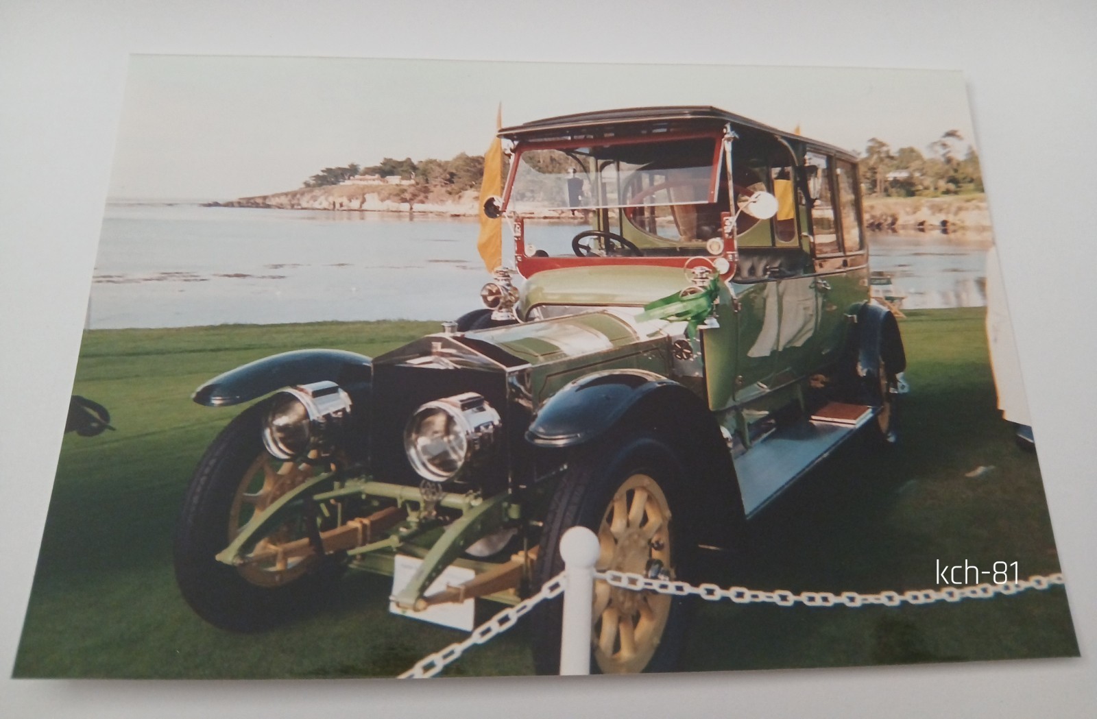 Collectible Vintage 1911 Rolls-Royce Silver Ghost Open Drive 4x6 Photo