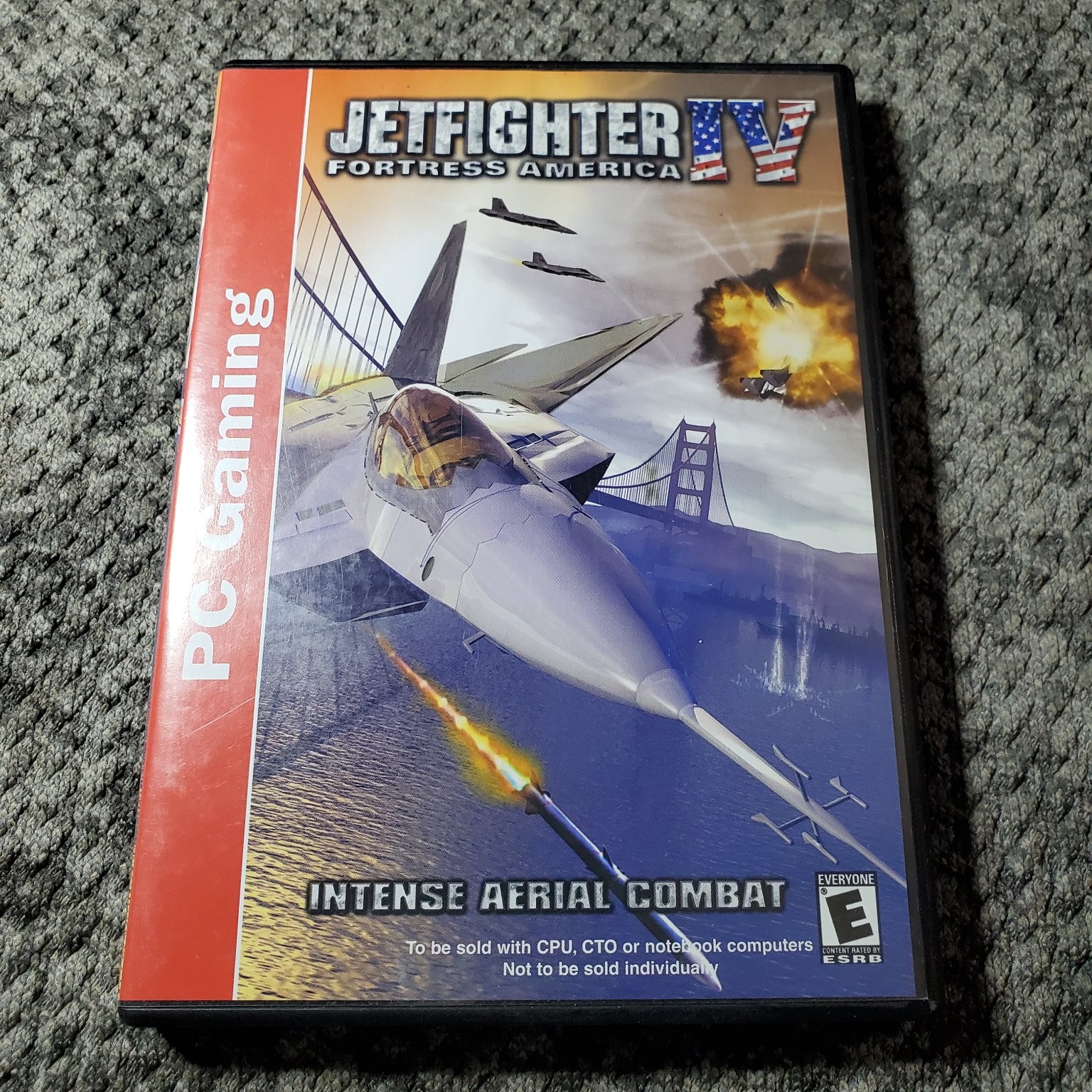 Jetfighter IV Fortress America PC Video Game Flight Sim Multiplayer Combat