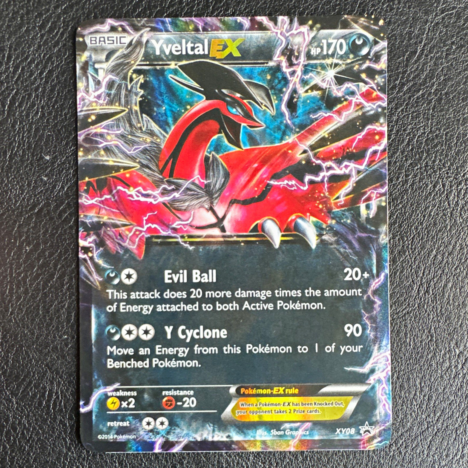 The Pokémon Company Yveltal EX XY08 XY Black Star Promos Promo Holo ENG 170 HP