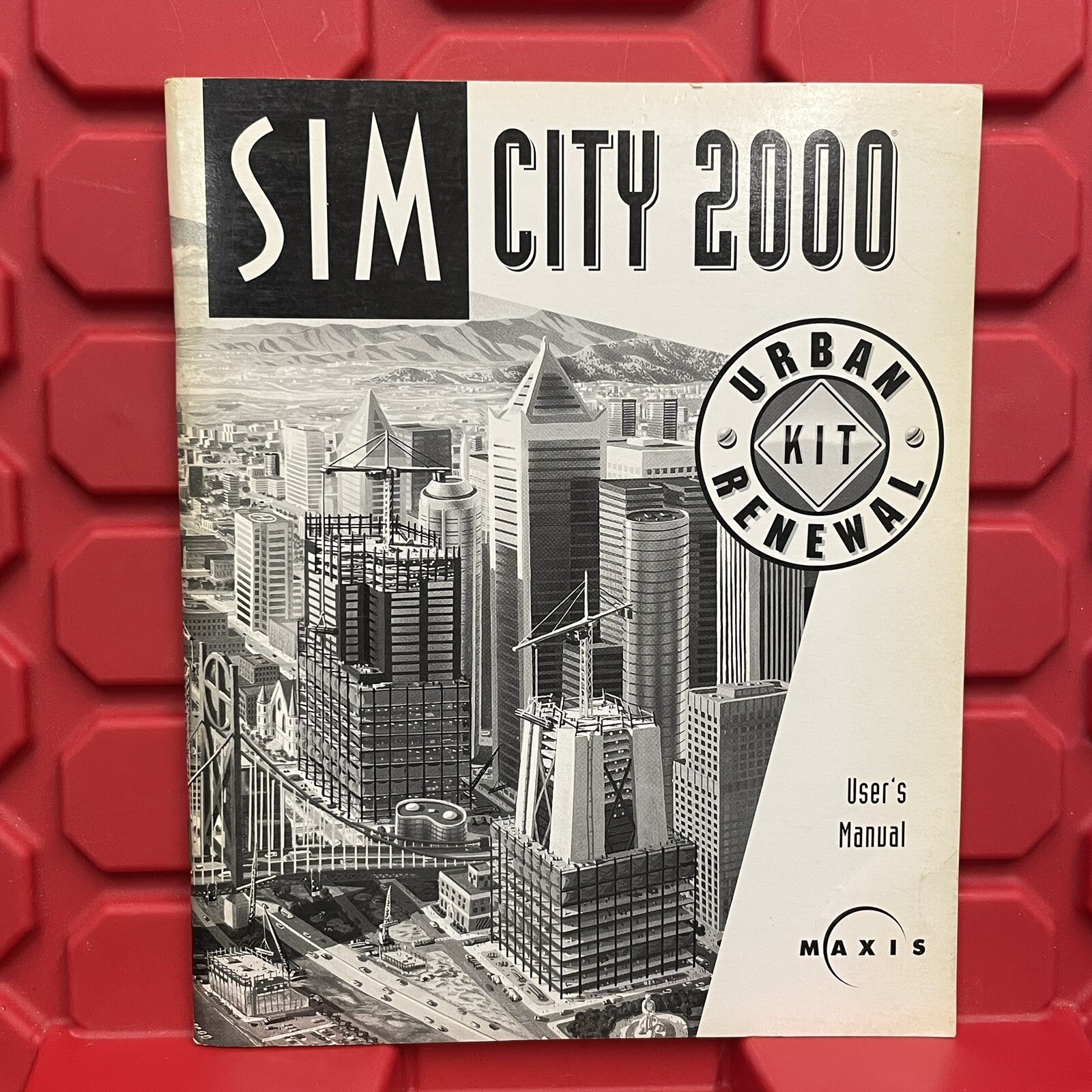 Sim City 2000 Urban Renewal Replacement Users Manual Strategy Guide Vintage 1994
