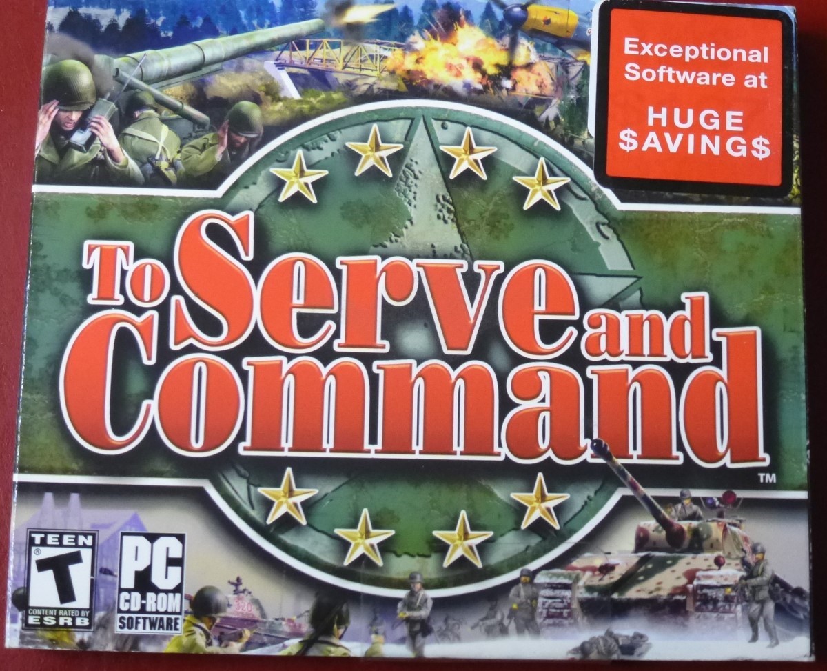 Video Game PC To Serve and Command NEW SEALED Jewel