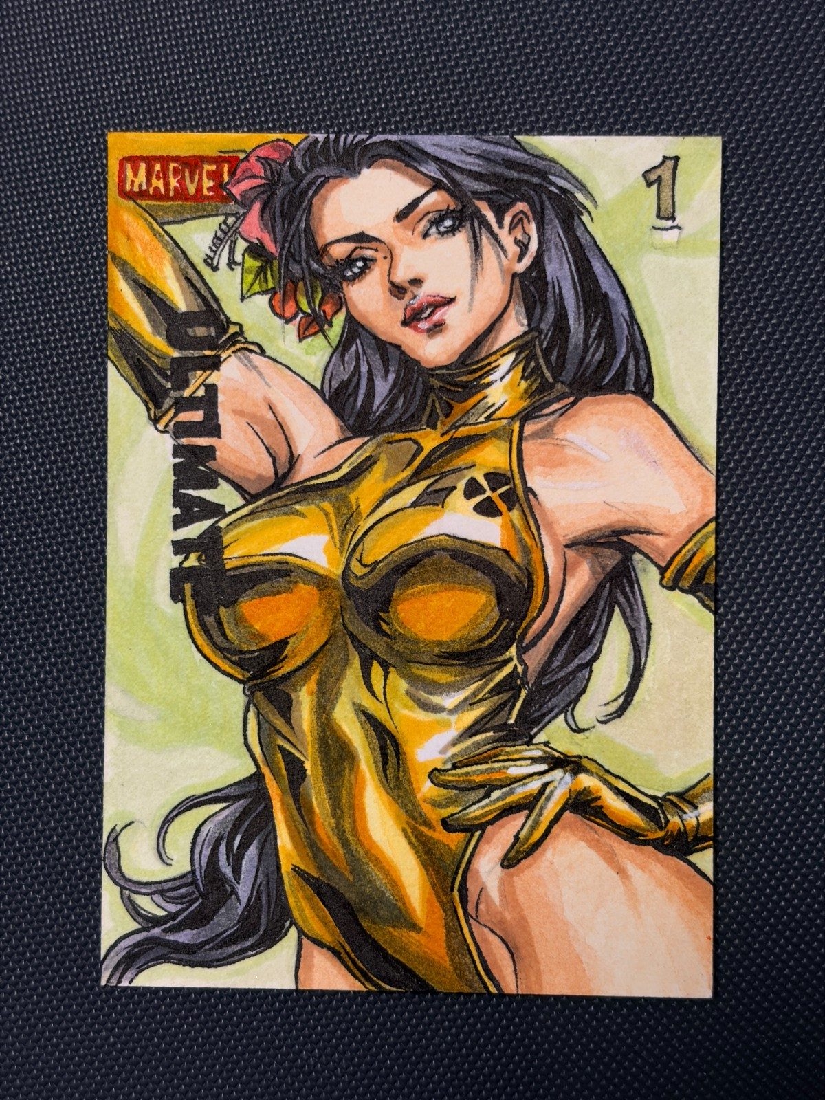 MASTERPIECE Stuido Mavrel Original Sketch Cards 1/1 X-MAN #62346