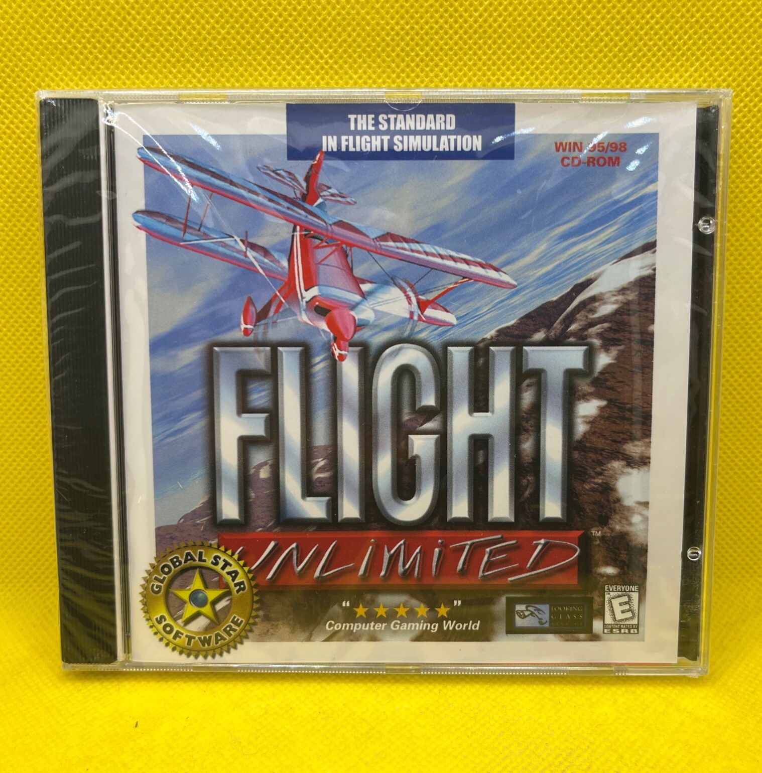 Flight Unlimited (PC CD-ROM, 1999, Global Star, Flight Simulator) New