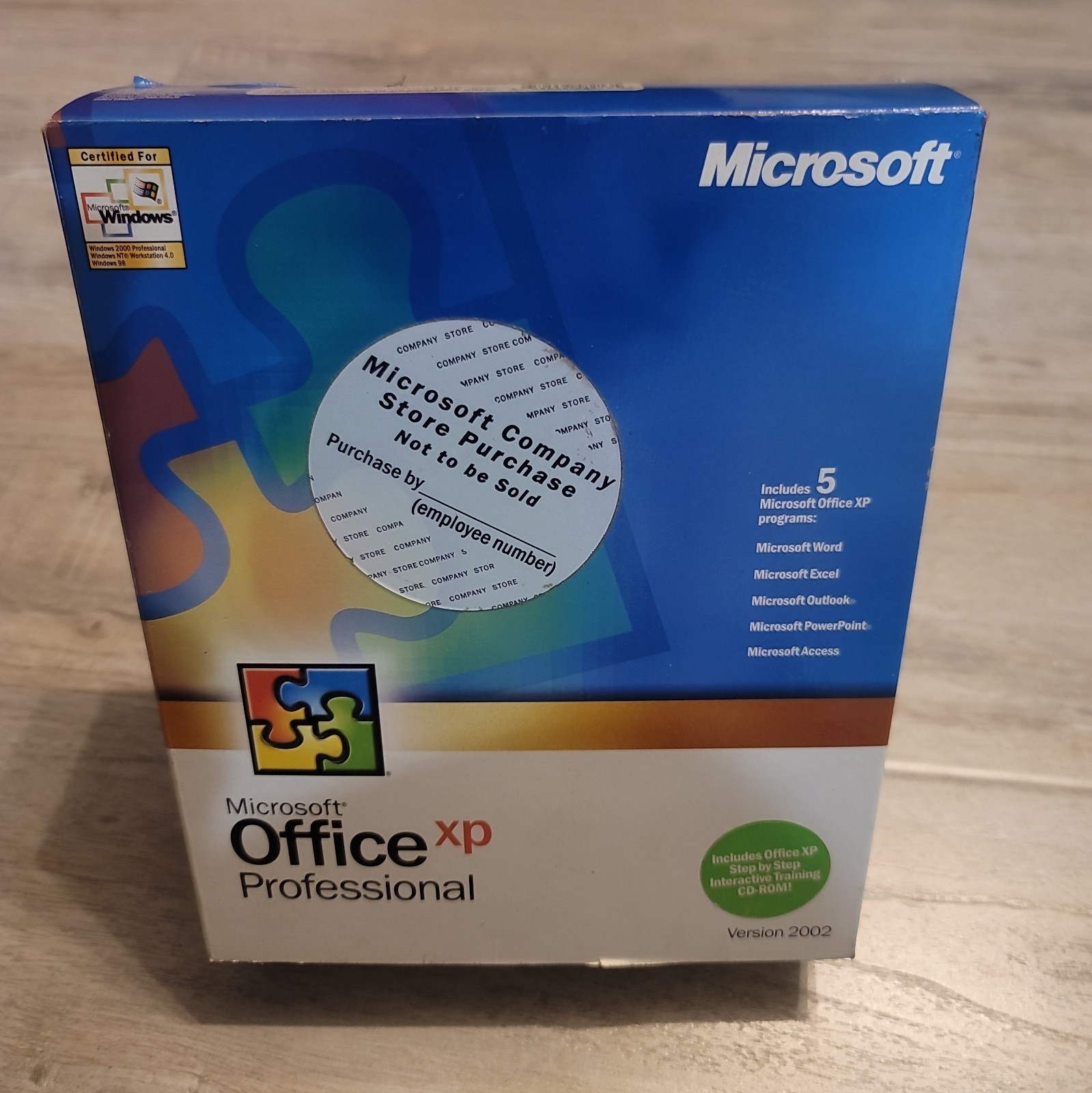 Microsoft Office XP Professional 2002 CD NEW Sealed Retail Full Vers. Word Excel