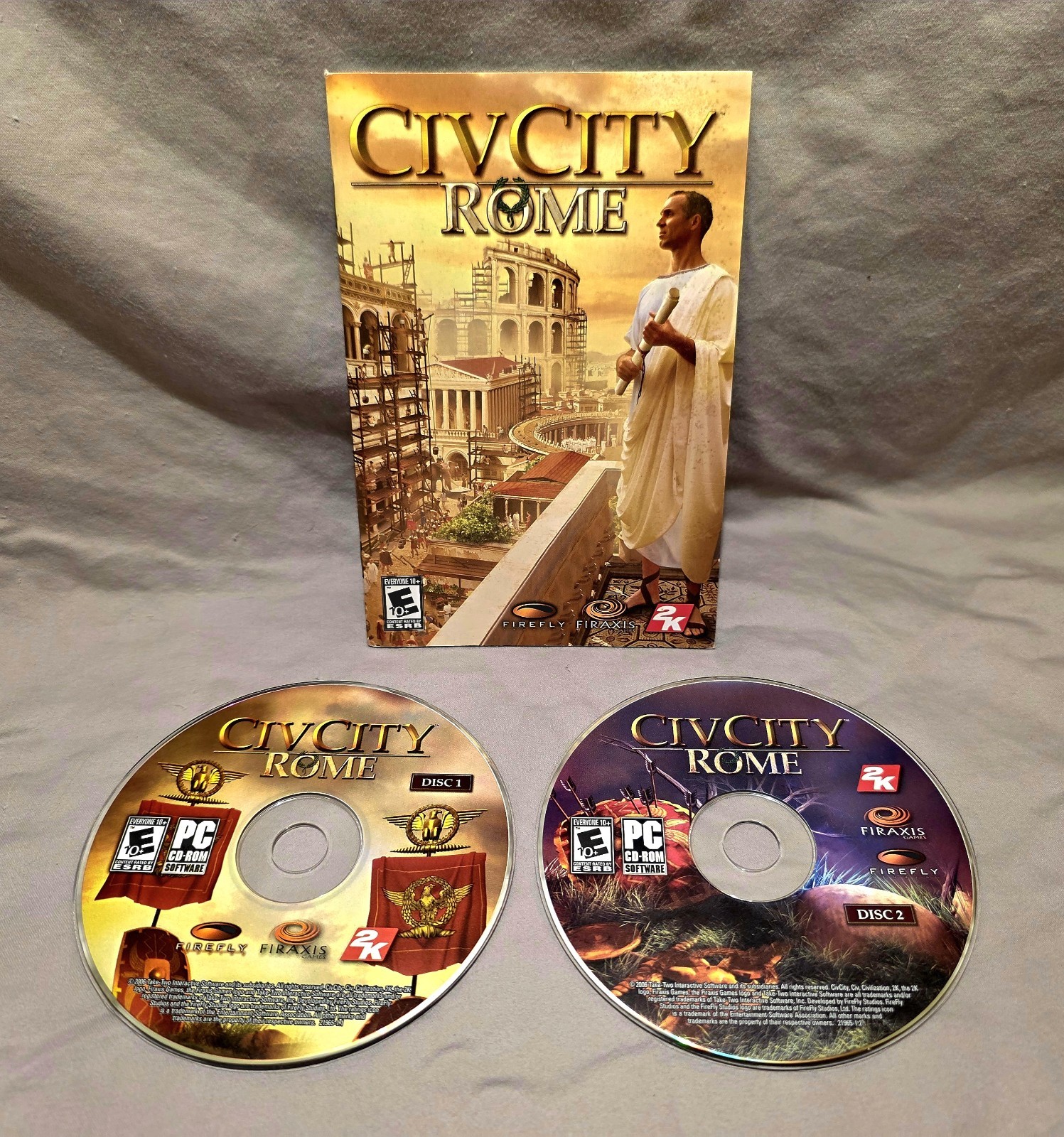Civ City Rome PC Game 2006 + Manual