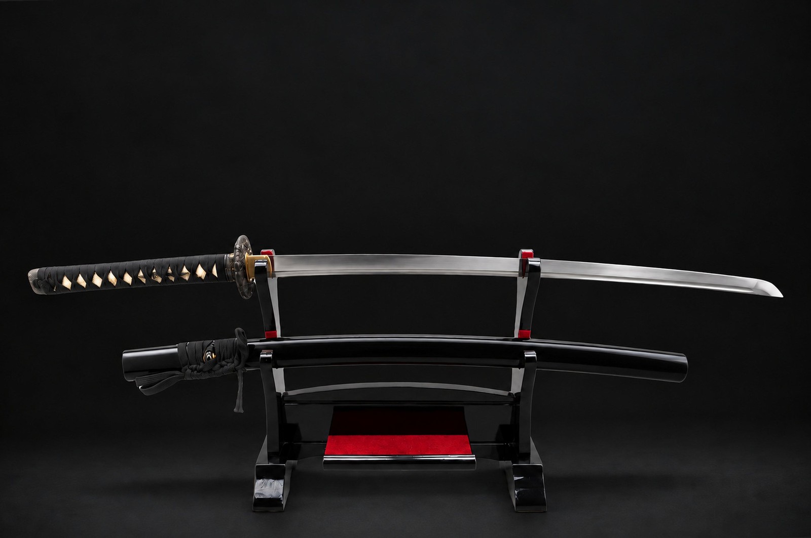 Wave Katana - 1080 Carbon Steel Hand Forged Full Tang Battle Ready Sharp
