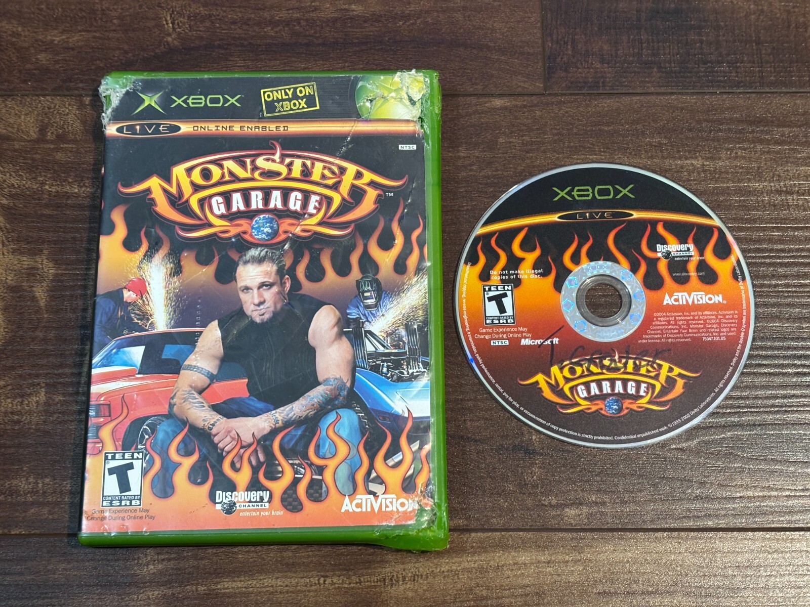 Monster Garage Complete Game W/ Case XBOX - TESTED
