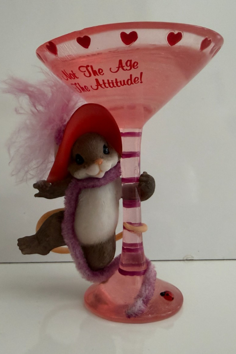 Fitz & Floyd Charming Tails It\'s Not the Age It\'s the Attitude 4.25 in Figurine