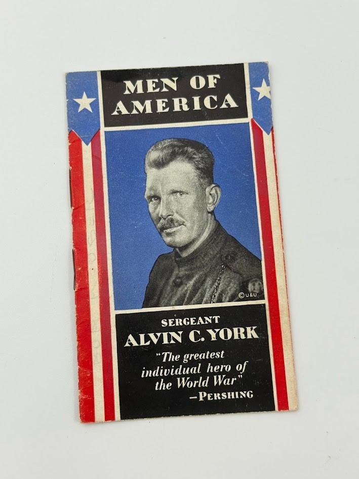 Alvin York General Pershing 1929 Evening Bulletin Men of America Booklet I22