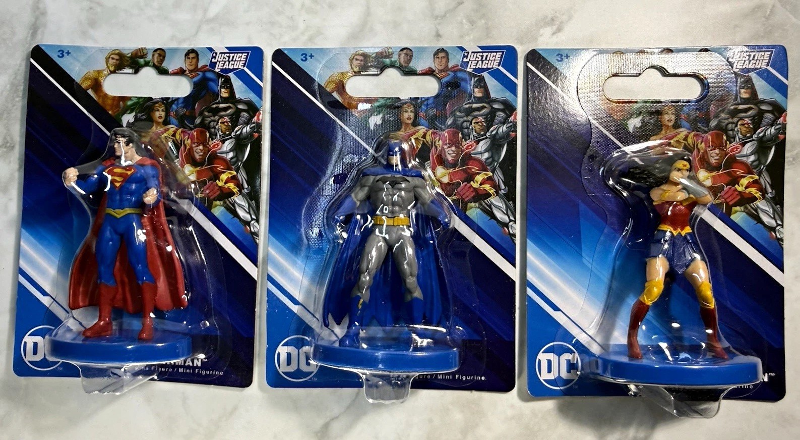 Just Play DC Justice League Figurines Superman Batman Wonder Woman Set Sealed
