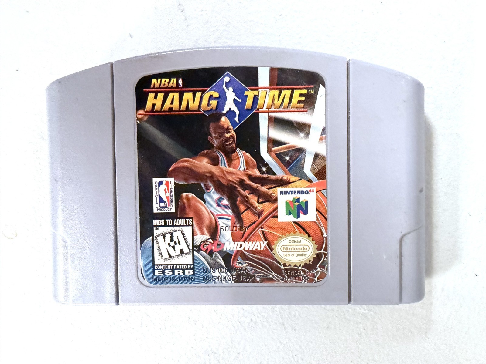 NBA Hangtime N64 (Nintendo 64, 1996) Cartridge Only