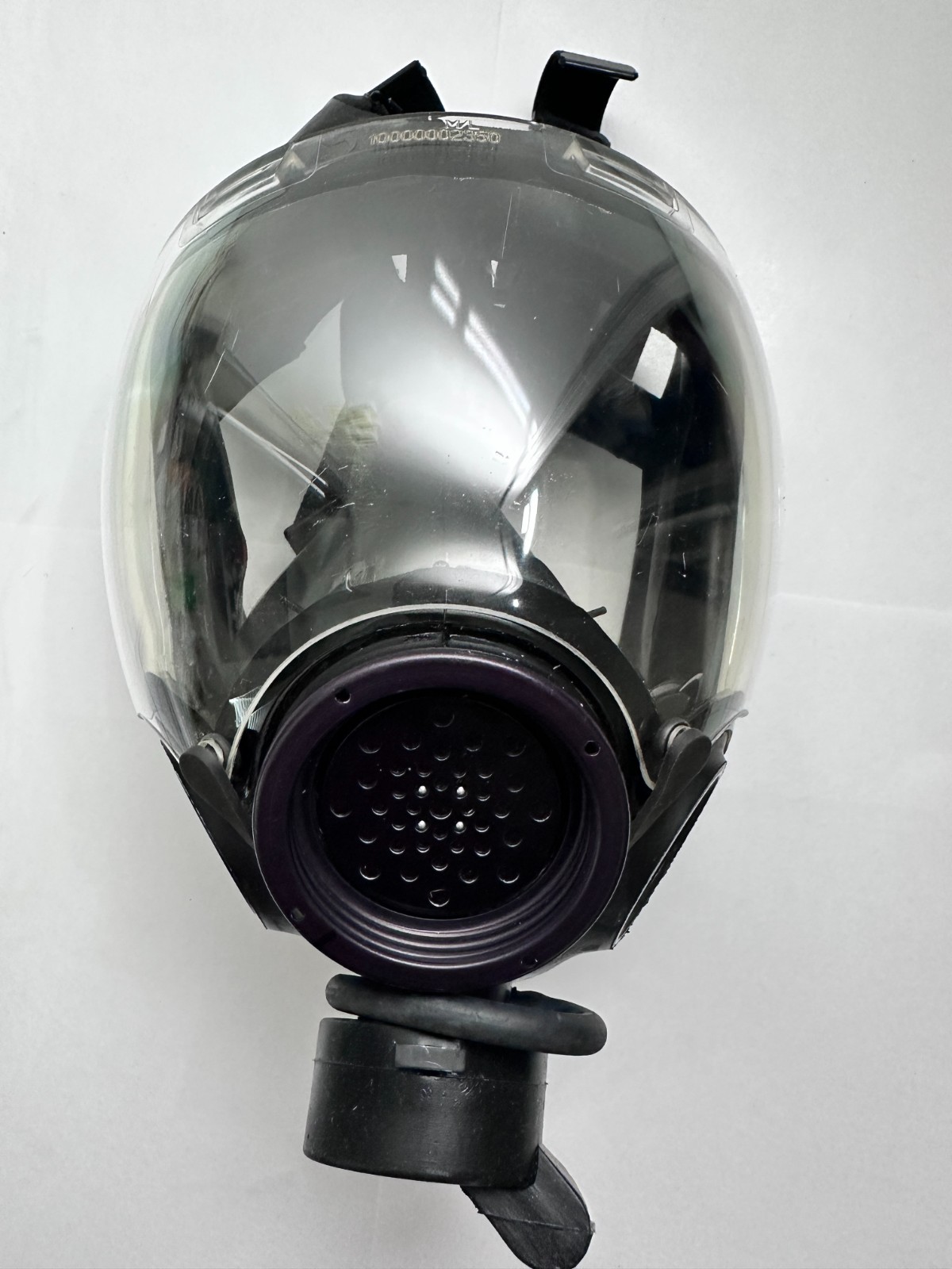 2017 MSA Millennium Large Full Face Gas Mask W/Clear Lens Outsert EXCELLENT
