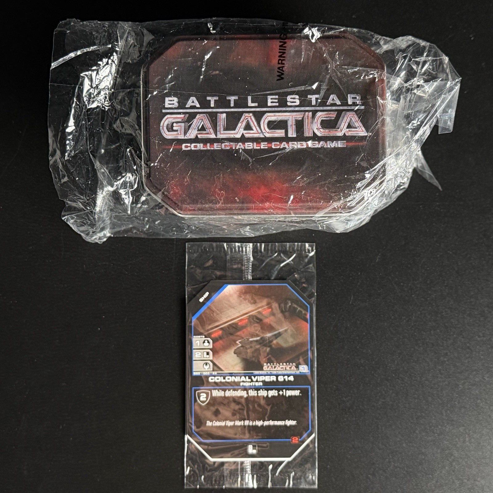 2006 WizKids Battlestar Galactica CCG SanDiego ComicCon Exclusive Tin with Card