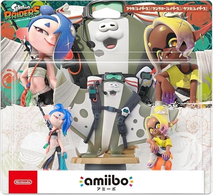 amiibo Splatoon Raiders Set Deep Cut New 13+