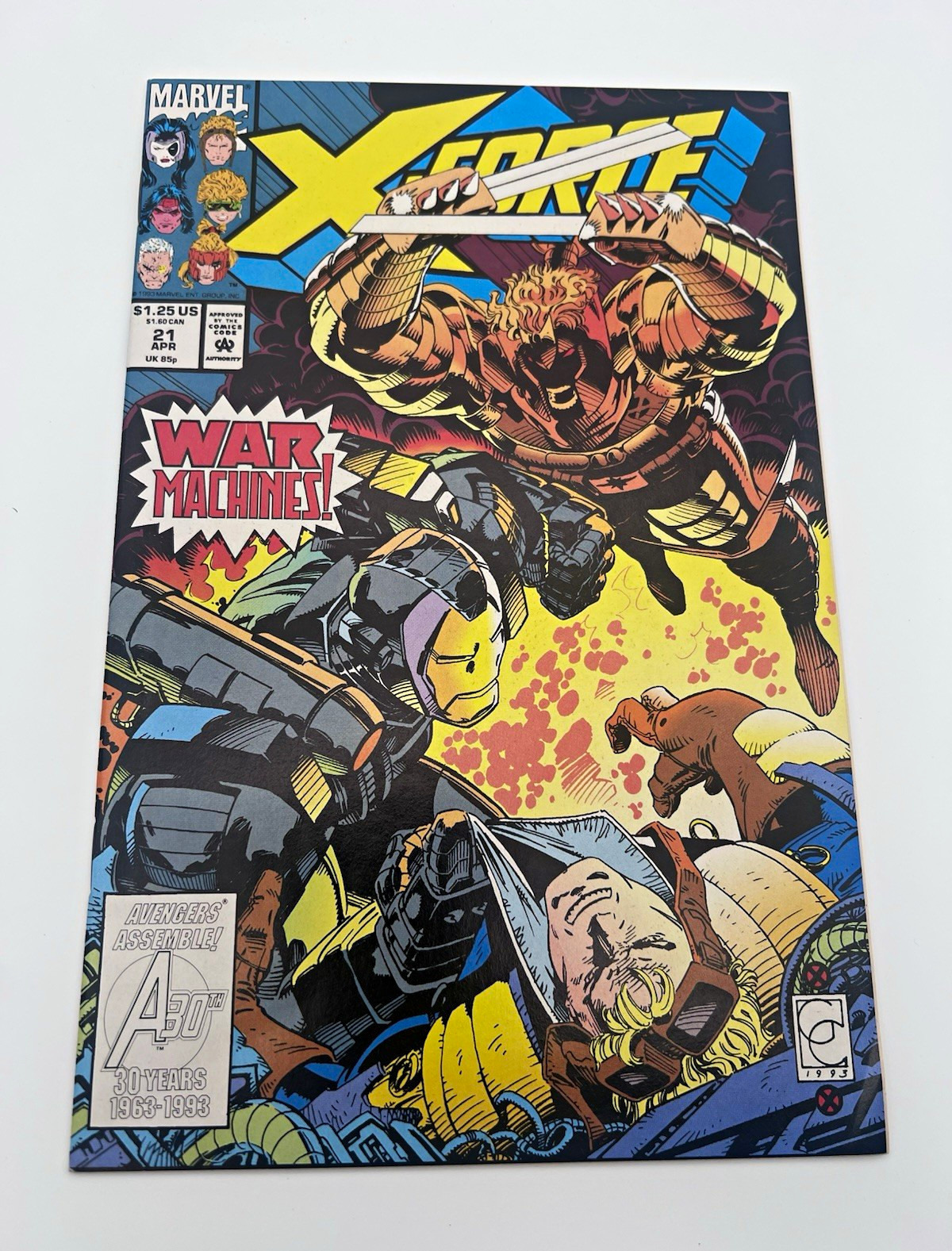 Marvel Comics X-Force #21 - 25  (1993)  lot of 5 1st prints VF/NM