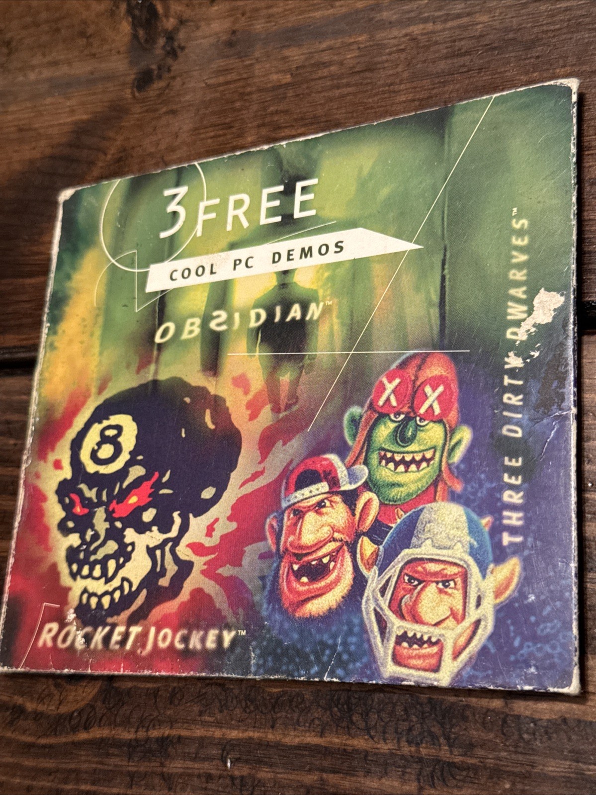 Rocket Jockey, 3 Dirty Dwarves, Obsidian SegaSoft Electric CD-ROM Demo