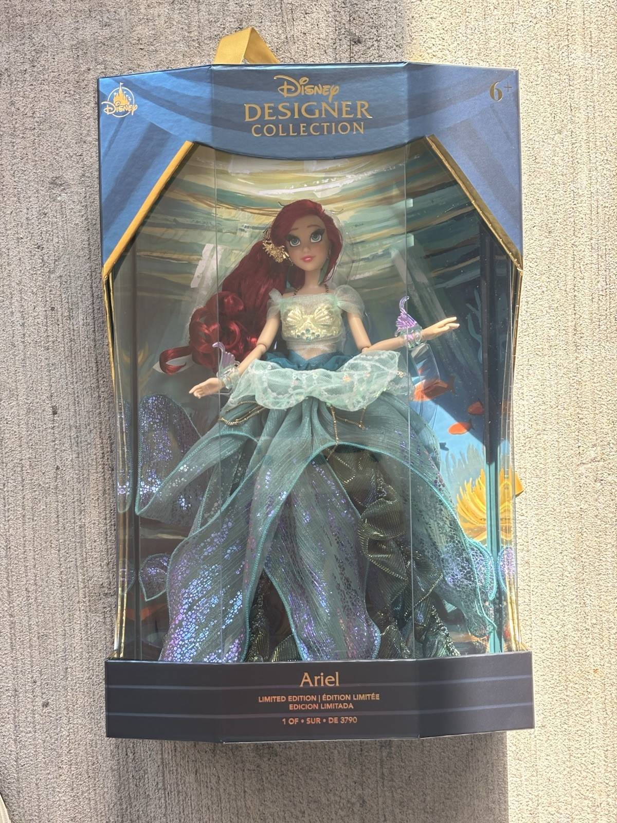 IN HAND 2026 Disney Designer Collection The Little Mermaid Ariel LE Doll NEW