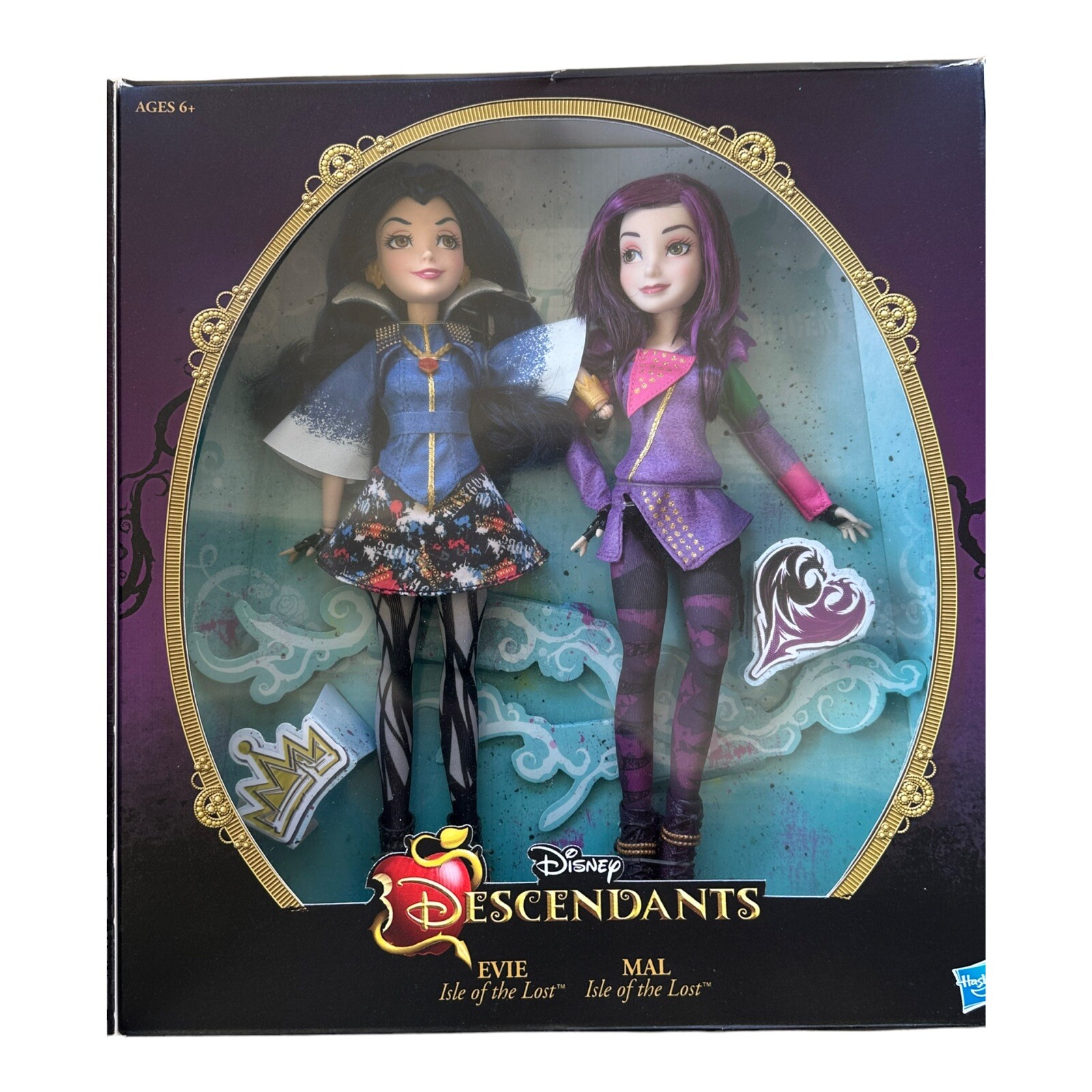 Disney Descendants Evie and Mal Designer Doll Set R2-D2 Exclusive LE 40