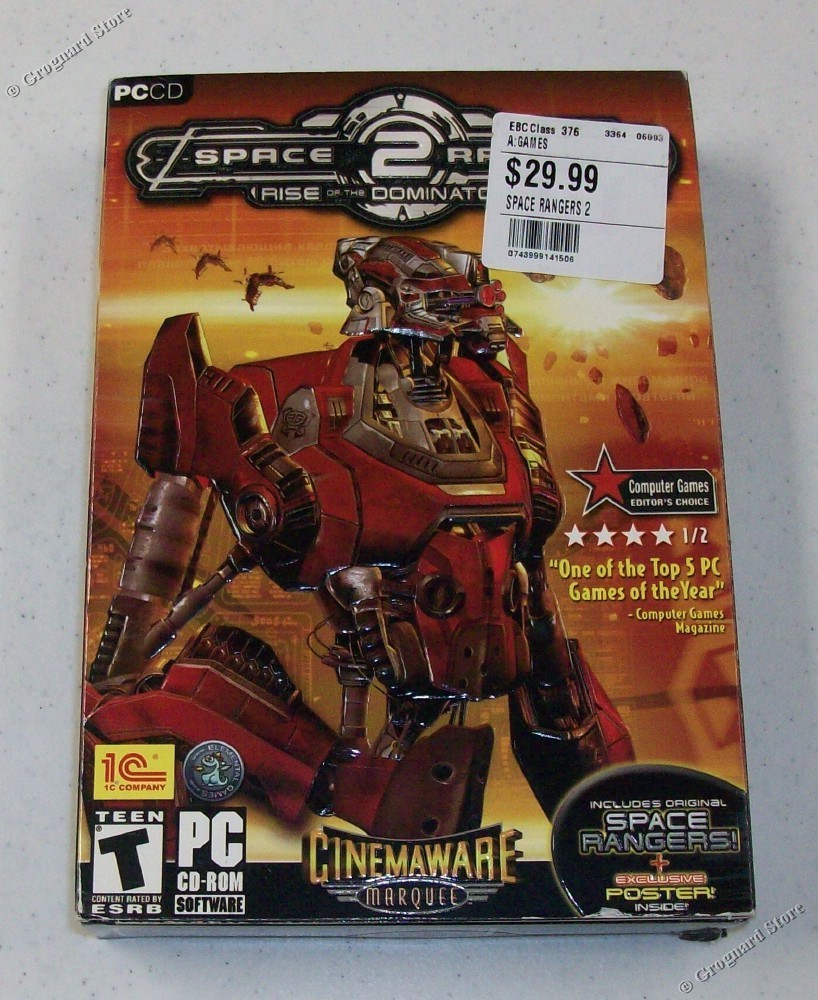 SPACE RANGERS 2: RISE of the DOMINATORS PC Game (Cinemaware 2006) NEW SEALED BOX