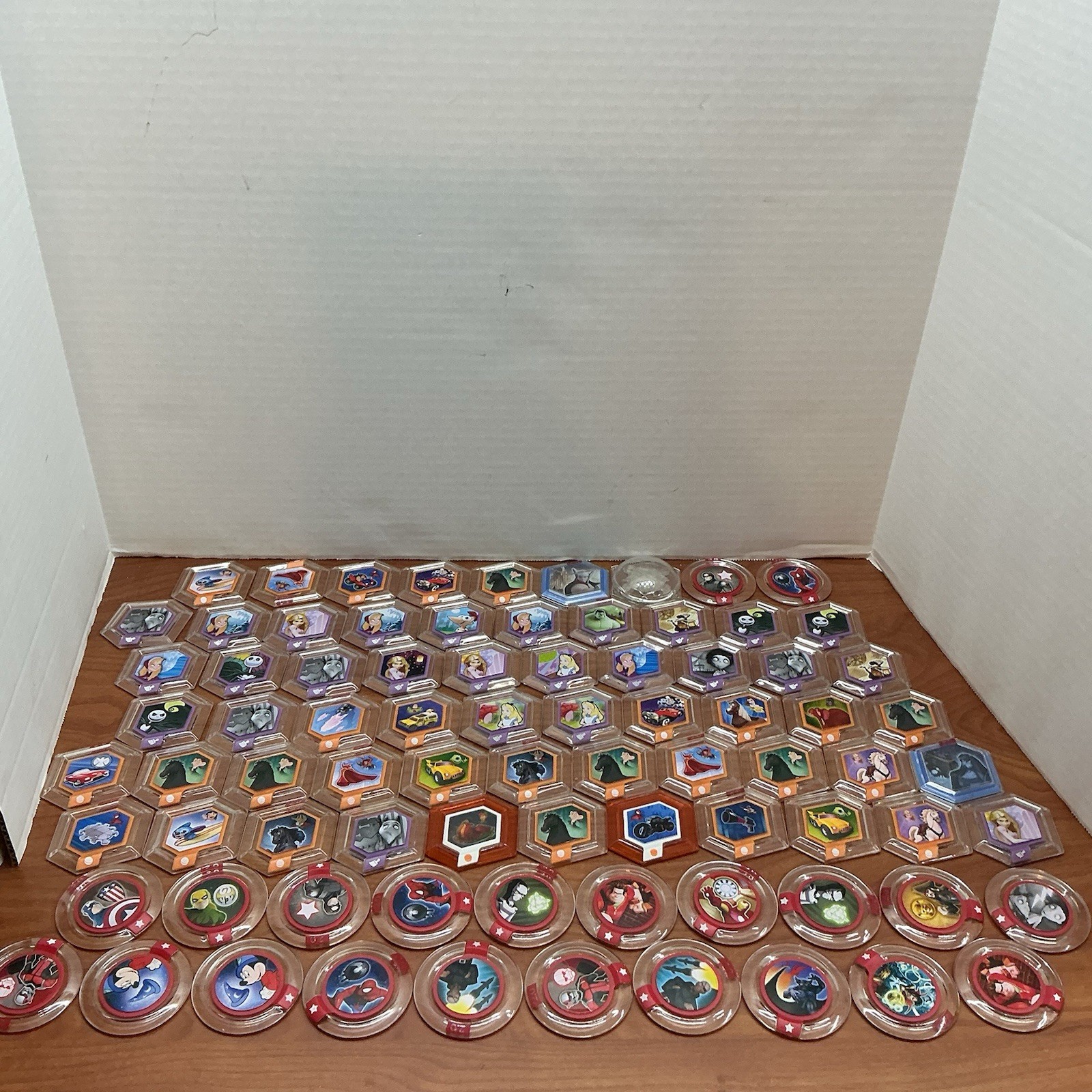 Lot of 80 Disney Infinity Power Discs 1.0 2.0 3.0
