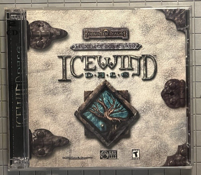 Icewind Dale Black Isle Studios 2‑Disc Jewel Case w/ Artwork – Discs Tested