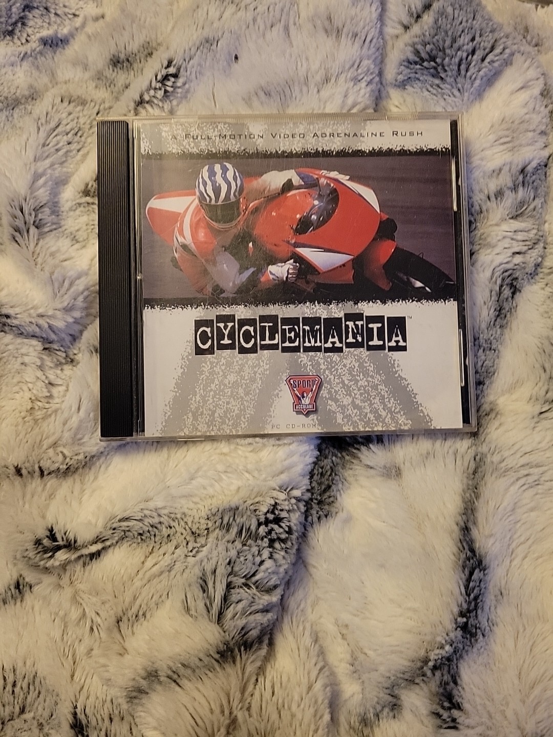 1994 Cyclemania PC Game Accolade CD-ROM