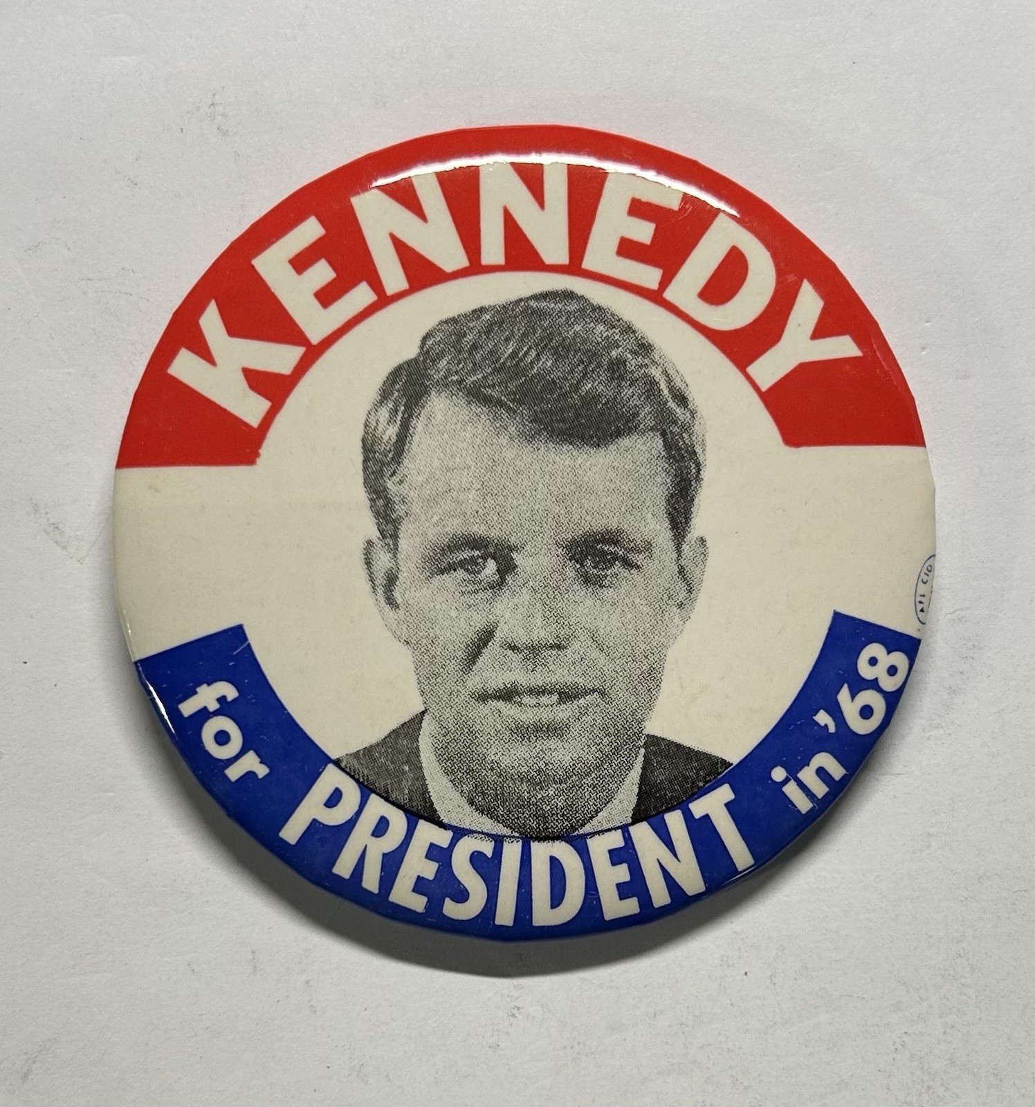🇺🇸Vintage 1968 Robert F Kennedy RFK For President 3.5” Campaign Button Pinback