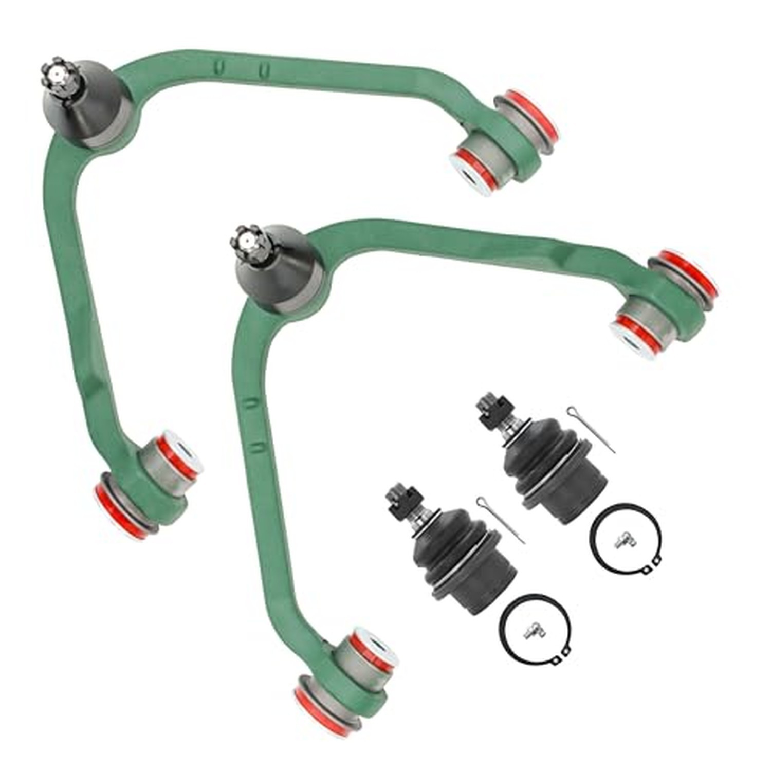4PC 2WD Front Upper Control Arm Kit for 1997-2003 Ford F-150,1997-2002 Ford E...