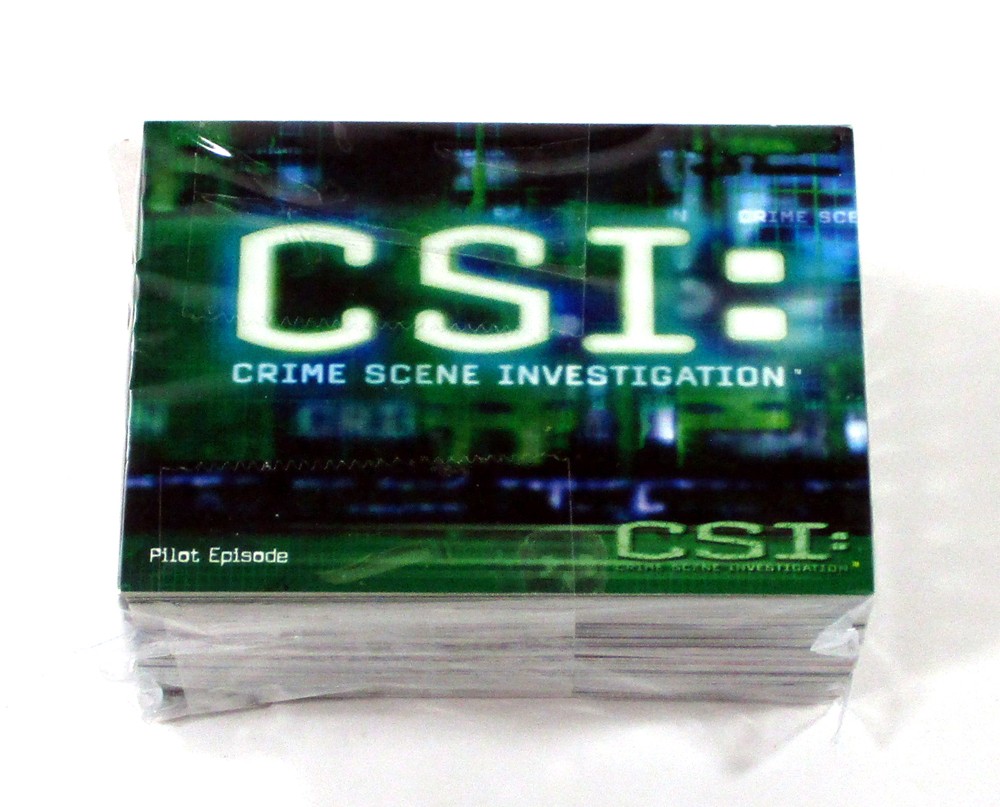 2003 Strictly Ink CSI: Crime Scene Investigation Season 1 Trading Card Set