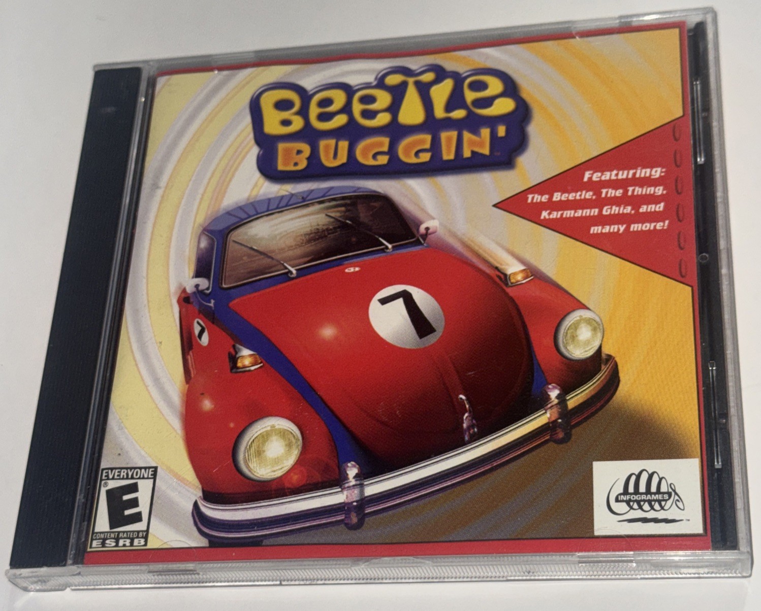 Beetle Buggin' Vintage PC CD-Rom Windows VW Beetle Car Racing Driving Game 2000